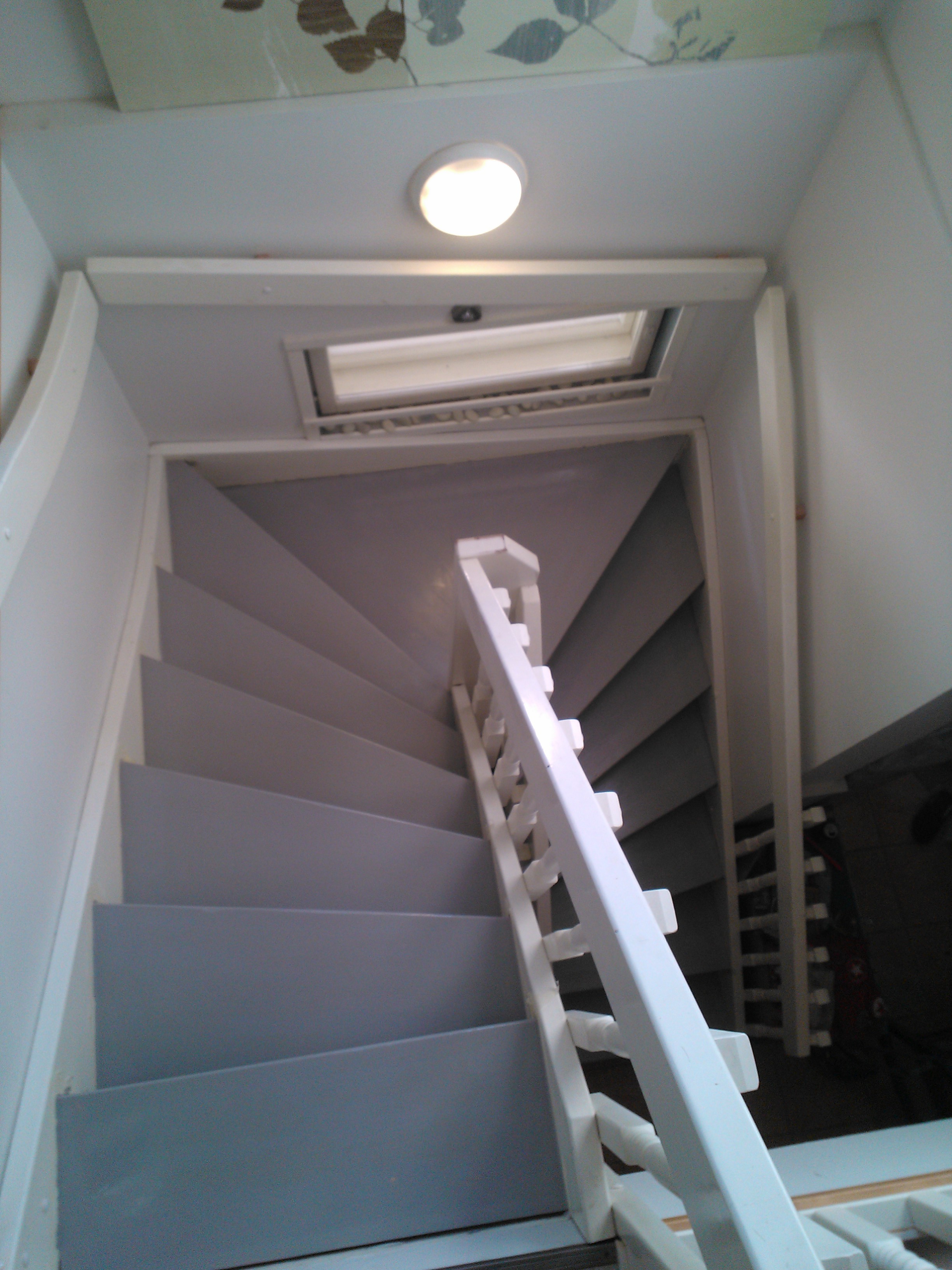 Portaat maalattu Betoluxilla