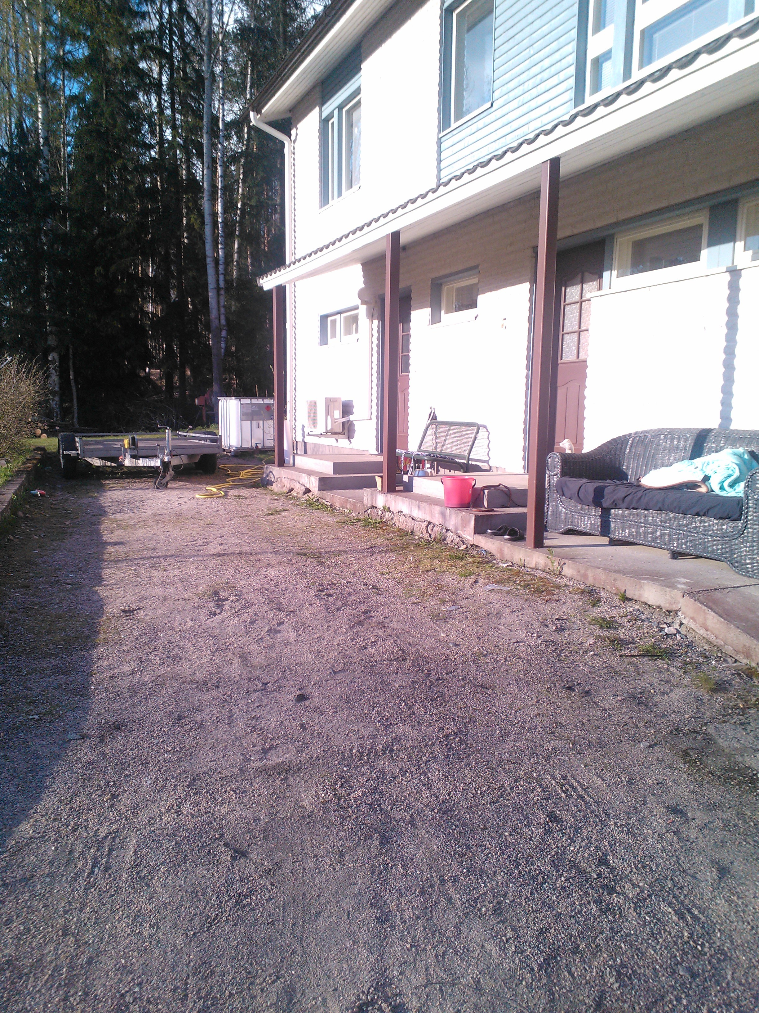 Tulevan terassin paikka