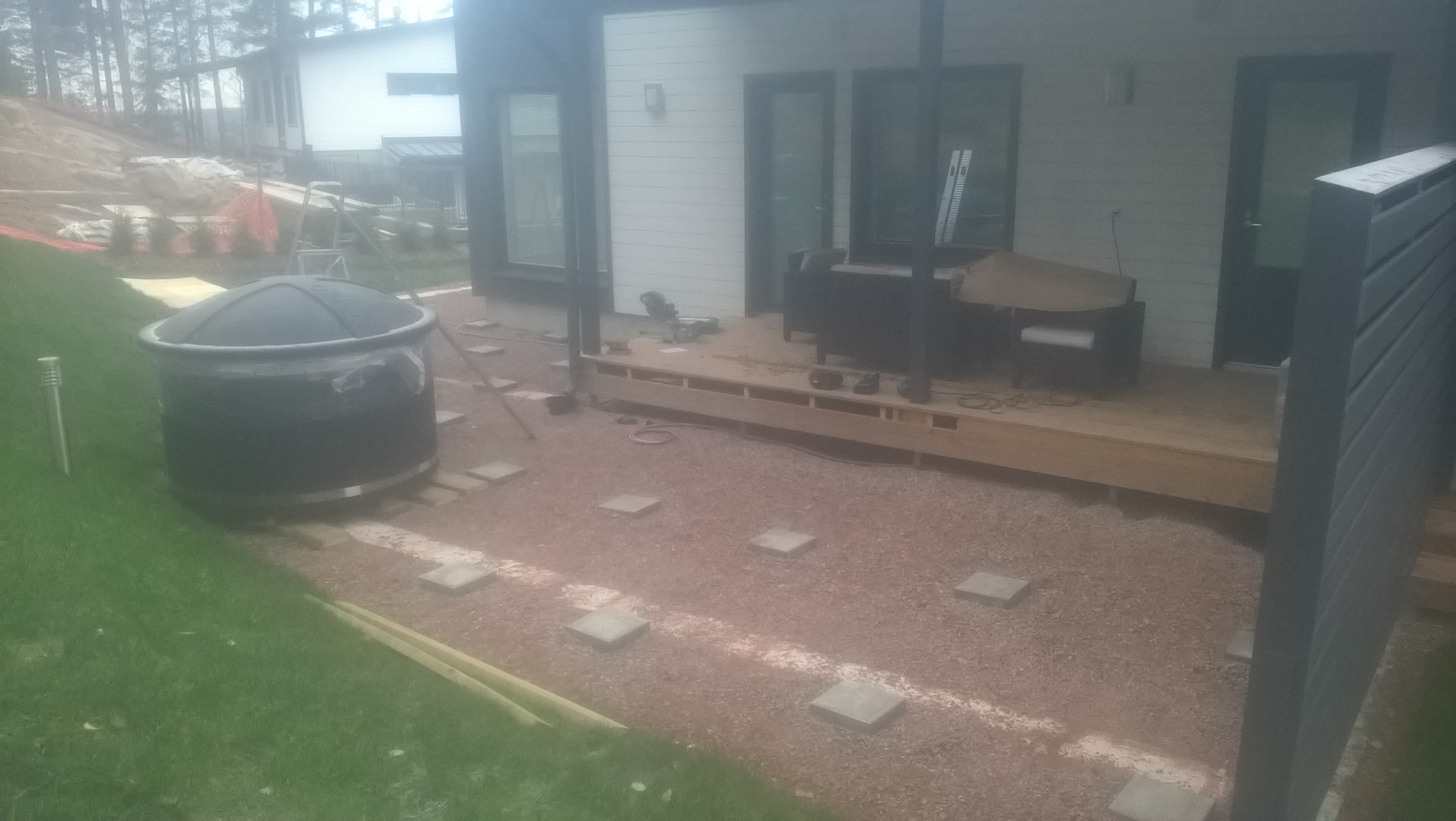Uudiskohteen terassin laajennus, Espoo Uudiskohteen terassin laajennus, Espoo